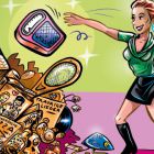 03 = Hamburger Abendblatt / Rubrik Himmel und Elbe - Editorial Illustration 03.Hamburger-Abendblatt