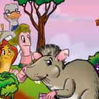 01 = Karussell / Monika Häuschen - CD Cover/Booklet Illustration 01.MonikaHaeuschen