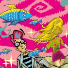 09 = Sprühende Phantasie / Die Brücke - Cover Illustration Comic Magazin 09.DieBruecke