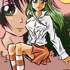 10 = Girlfriends - Illustration Manga Stil 10.Girlfriends